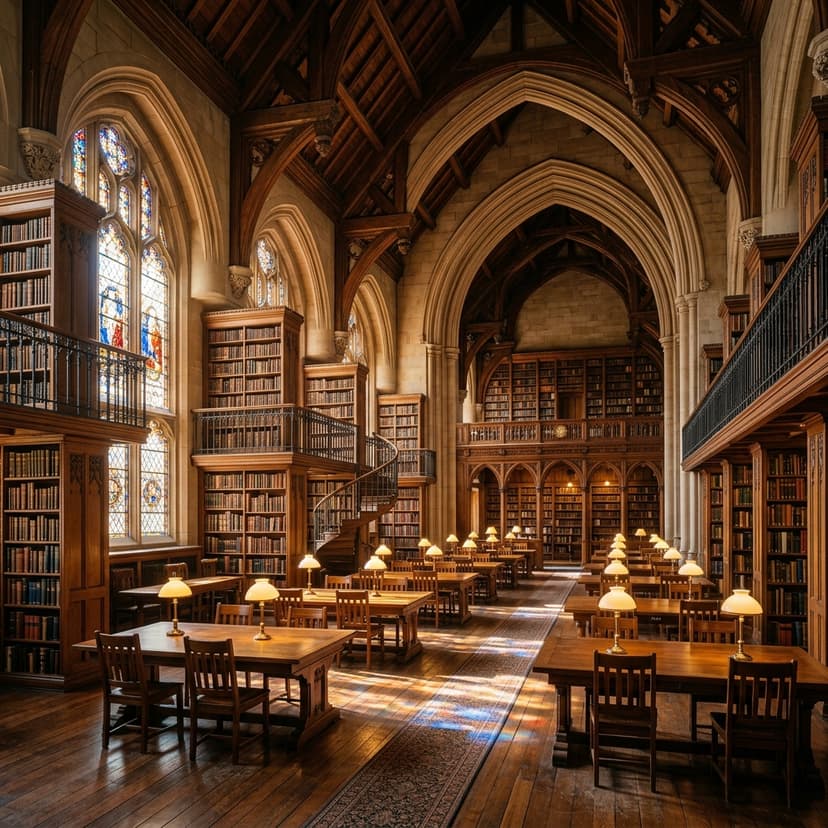 Library interior